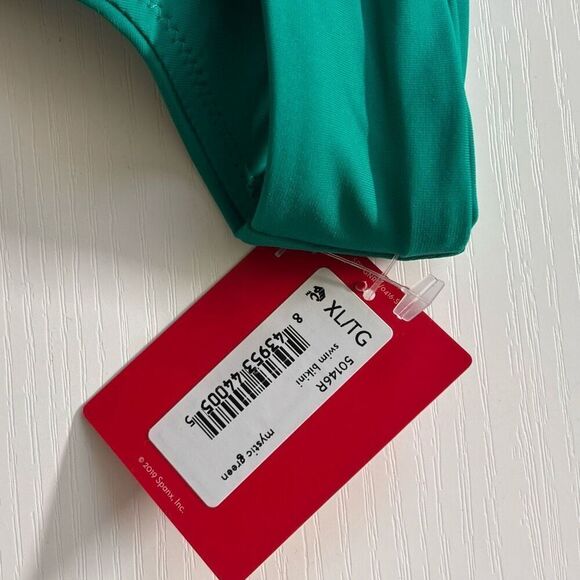 Spanx Shaping Swim Bikini Bottom Moderate Full Mystic Green Size XL 50146R new - Picture 11 of 12